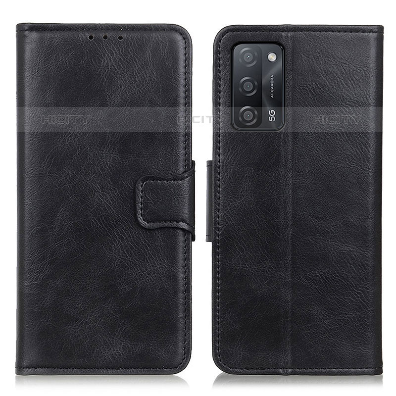 Custodia Portafoglio In Pelle Cover con Supporto M09L per Oppo A55 5G Nero