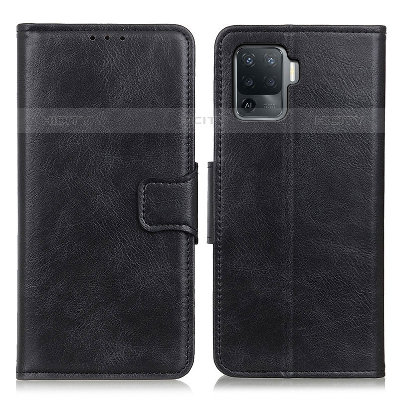 Custodia Portafoglio In Pelle Cover con Supporto M09L per Oppo F19 Pro Nero