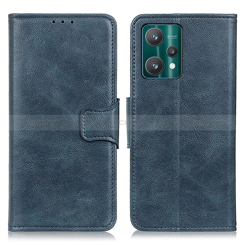 Custodia Portafoglio In Pelle Cover con Supporto M09L per Realme 9 4G Blu