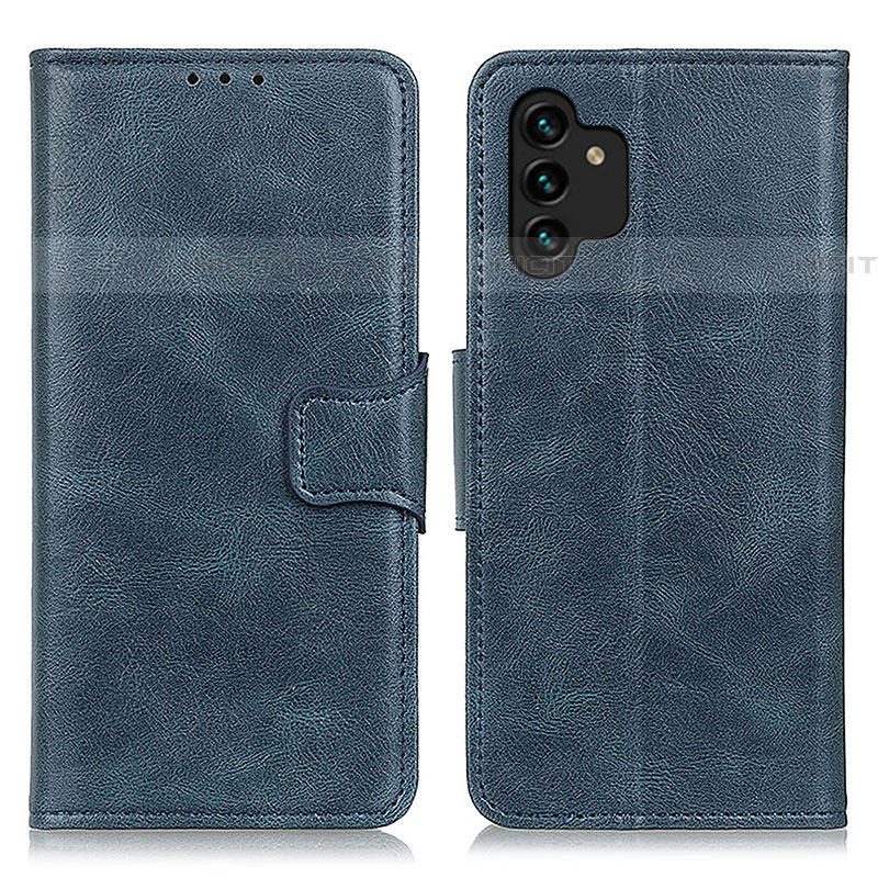 Custodia Portafoglio In Pelle Cover con Supporto M09L per Samsung Galaxy A04s Blu