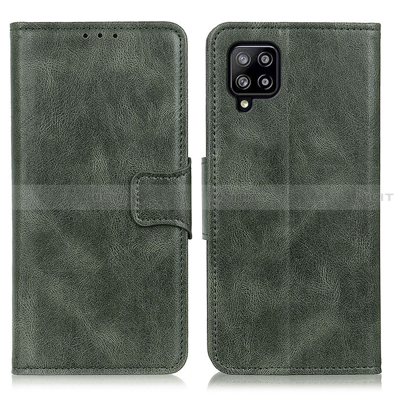 Custodia Portafoglio In Pelle Cover con Supporto M09L per Samsung Galaxy A22 4G Verde