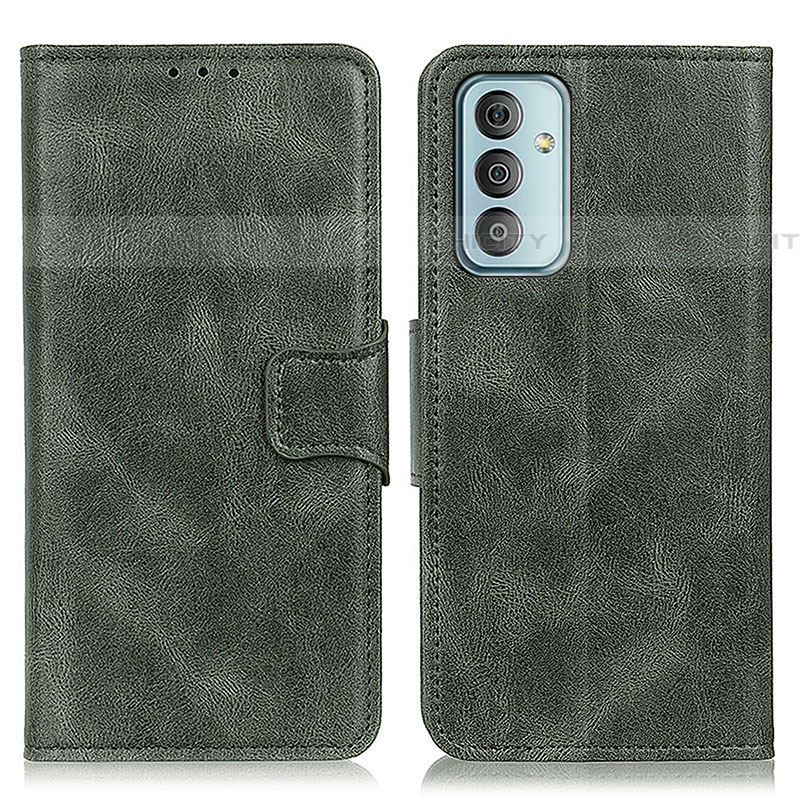 Custodia Portafoglio In Pelle Cover con Supporto M09L per Samsung Galaxy F23 5G Verde