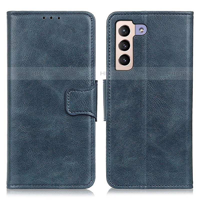 Custodia Portafoglio In Pelle Cover con Supporto M09L per Samsung Galaxy S21 Plus 5G Blu