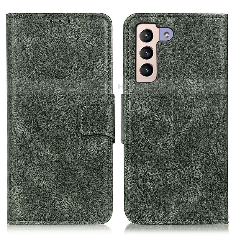 Custodia Portafoglio In Pelle Cover con Supporto M09L per Samsung Galaxy S21 Plus 5G Verde