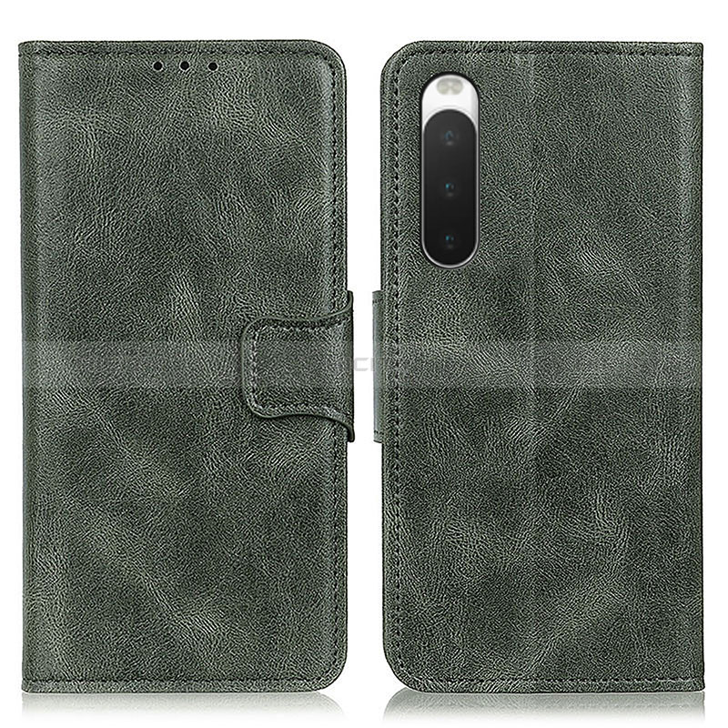 Custodia Portafoglio In Pelle Cover con Supporto M09L per Sony Xperia 10 IV SO-52C