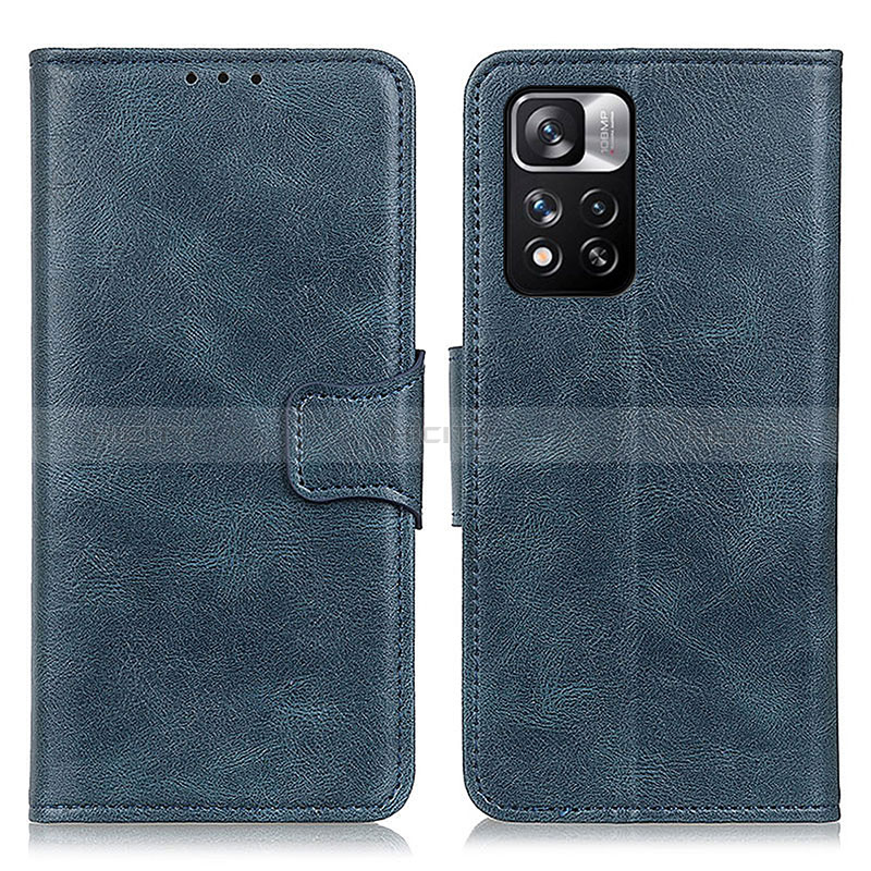 Custodia Portafoglio In Pelle Cover con Supporto M09L per Xiaomi Mi 11i 5G (2022) Blu