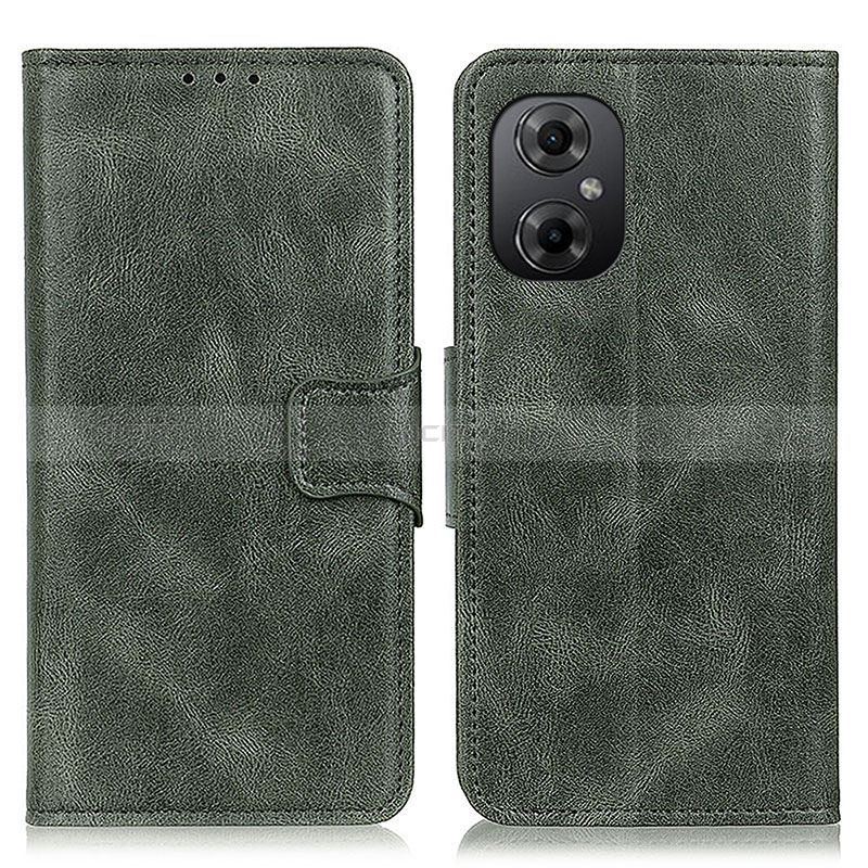Custodia Portafoglio In Pelle Cover con Supporto M09L per Xiaomi Poco M4 5G Verde