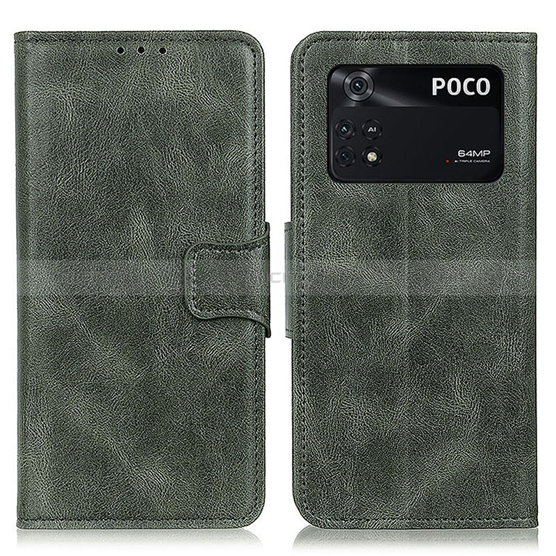 Custodia Portafoglio In Pelle Cover con Supporto M09L per Xiaomi Poco M4 Pro 4G