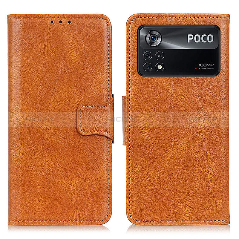 Custodia Portafoglio In Pelle Cover con Supporto M09L per Xiaomi Poco X4 Pro 5G