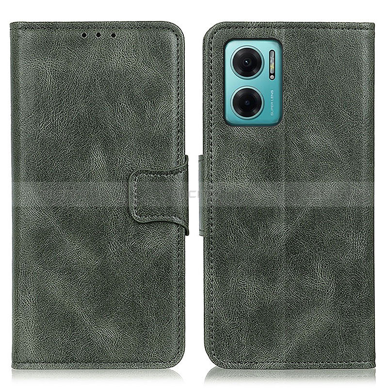 Custodia Portafoglio In Pelle Cover con Supporto M09L per Xiaomi Redmi Note 11E 5G Verde