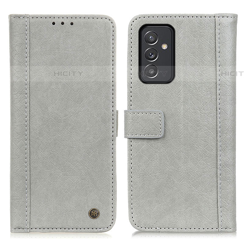 Custodia Portafoglio In Pelle Cover con Supporto M10L per Samsung Galaxy A24 4G Grigio