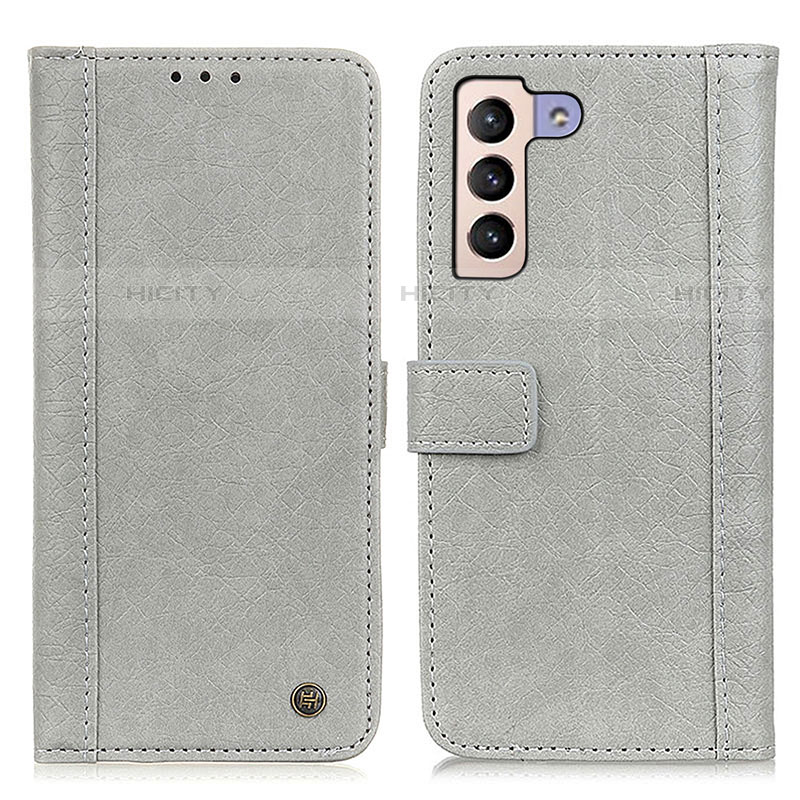 Custodia Portafoglio In Pelle Cover con Supporto M10L per Samsung Galaxy S21 Plus 5G Grigio