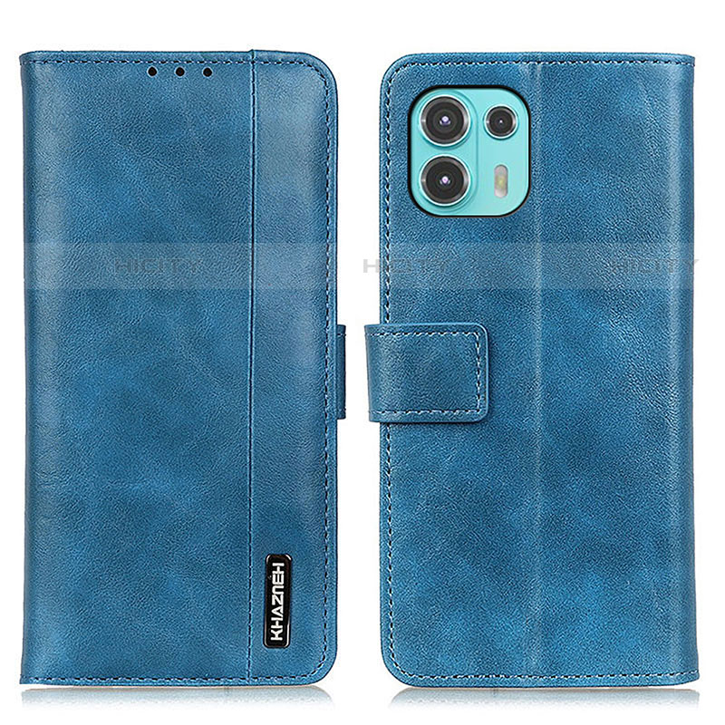 Custodia Portafoglio In Pelle Cover con Supporto M11L per Motorola Moto Edge 20 Lite 5G Blu