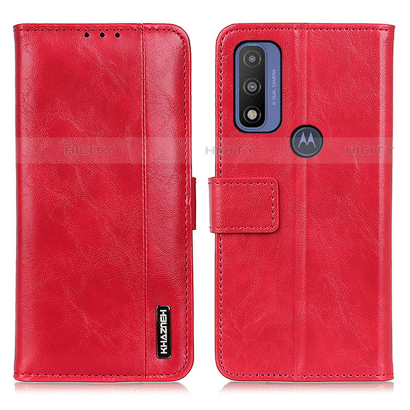 Custodia Portafoglio In Pelle Cover con Supporto M11L per Motorola Moto G Pure Rosso