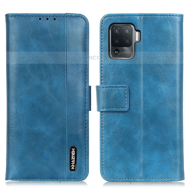 Custodia Portafoglio In Pelle Cover con Supporto M11L per Oppo A94 4G Blu