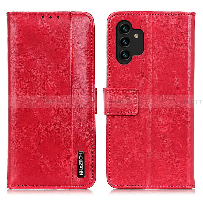 Custodia Portafoglio In Pelle Cover con Supporto M11L per Samsung Galaxy A13 4G Rosso