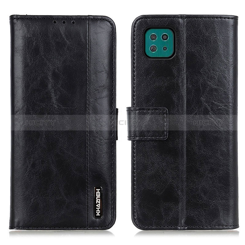 Custodia Portafoglio In Pelle Cover con Supporto M11L per Samsung Galaxy A22s 5G Nero