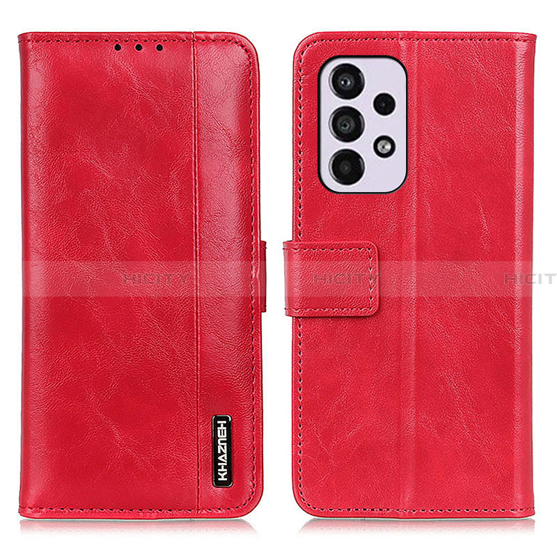 Custodia Portafoglio In Pelle Cover con Supporto M11L per Samsung Galaxy A33 5G Rosso