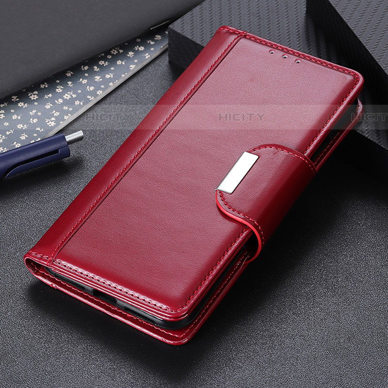 Custodia Portafoglio In Pelle Cover con Supporto M11L per Samsung Galaxy A52 5G Rosso