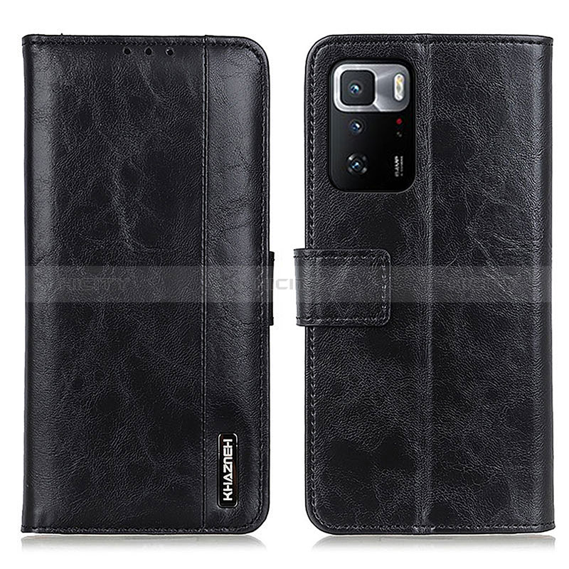 Custodia Portafoglio In Pelle Cover con Supporto M11L per Xiaomi Redmi Note 10 Pro 5G Nero