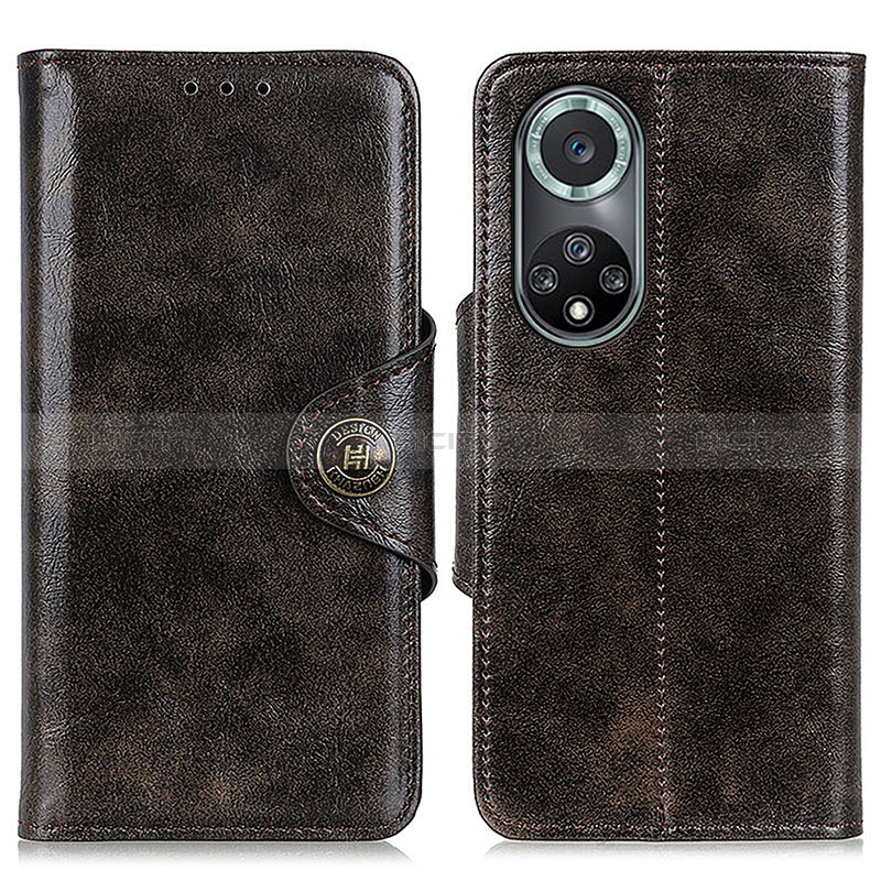 Custodia Portafoglio In Pelle Cover con Supporto M12L per Huawei Honor 50 Pro 5G Bronze