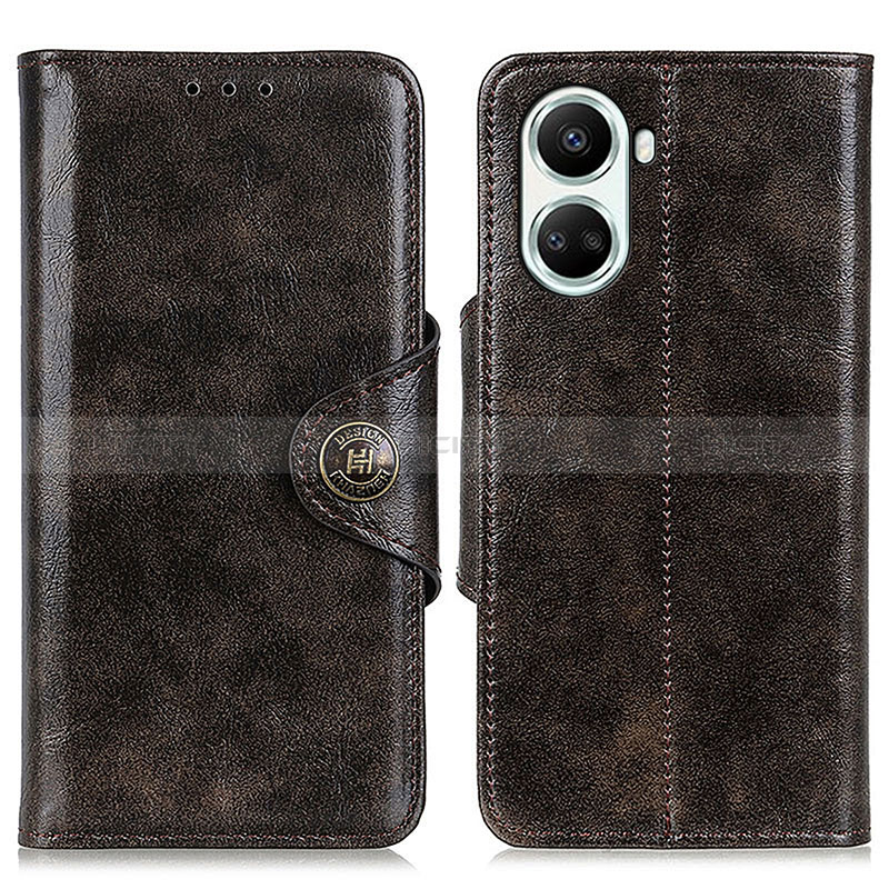 Custodia Portafoglio In Pelle Cover con Supporto M12L per Huawei Nova 10 SE Bronze