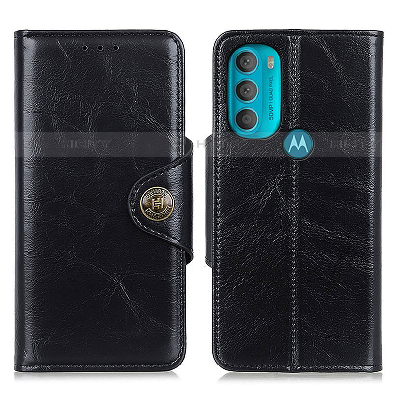 Custodia Portafoglio In Pelle Cover con Supporto M12L per Motorola Moto G71 5G Nero