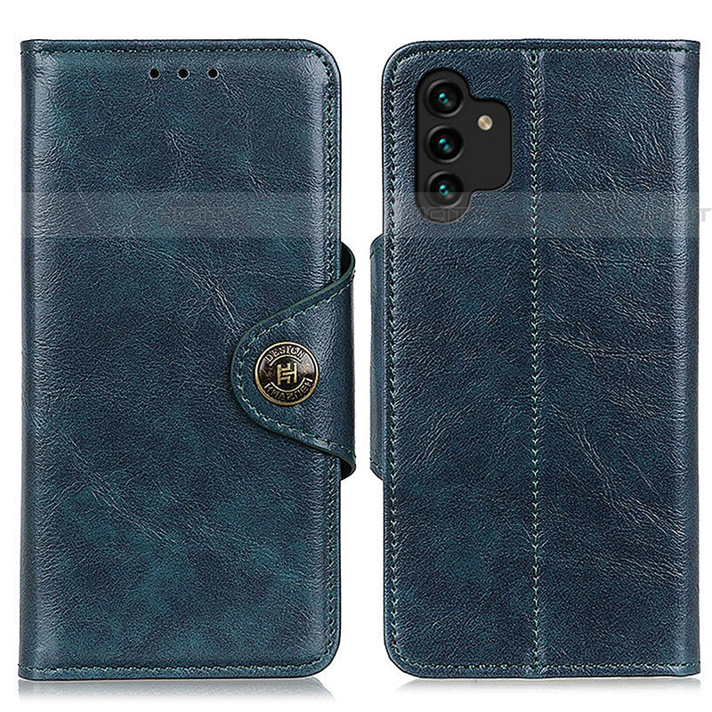 Custodia Portafoglio In Pelle Cover con Supporto M12L per Samsung Galaxy A04s Blu