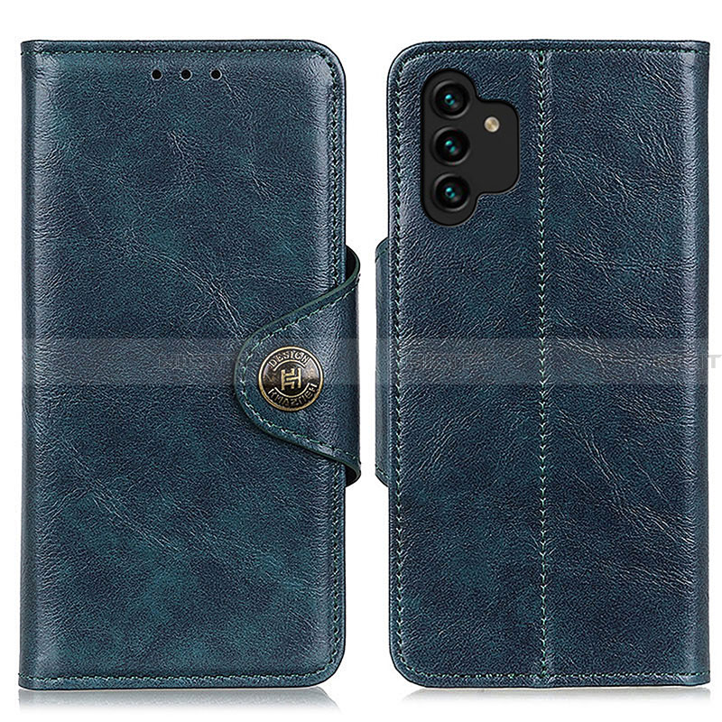 Custodia Portafoglio In Pelle Cover con Supporto M12L per Samsung Galaxy A13 5G Blu