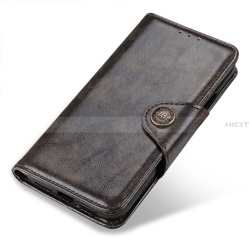 Custodia Portafoglio In Pelle Cover con Supporto M12L per Samsung Galaxy F02S SM-E025F Bronze