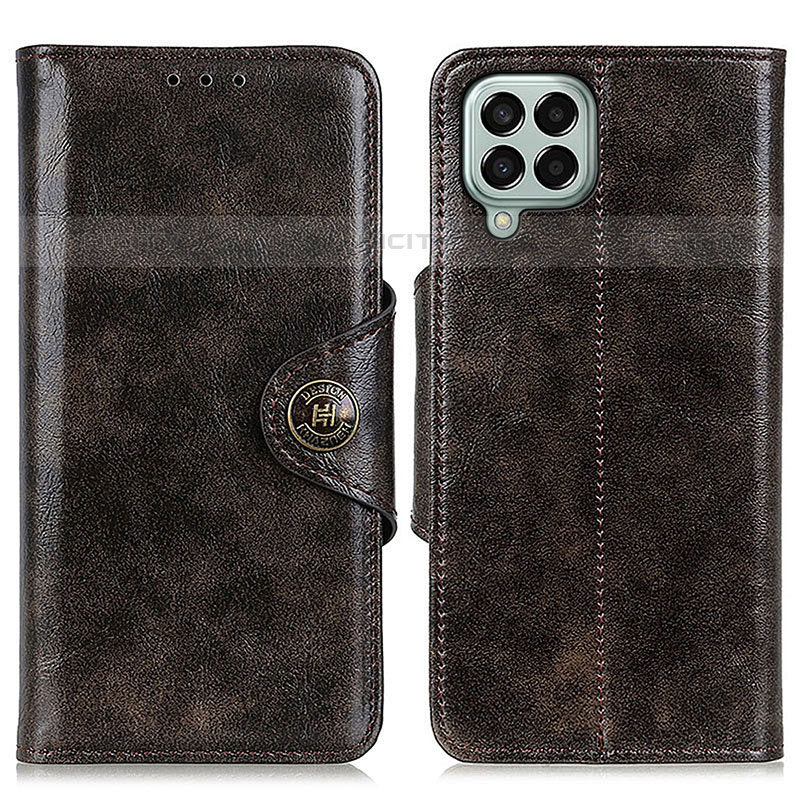 Custodia Portafoglio In Pelle Cover con Supporto M12L per Samsung Galaxy M33 5G Bronze