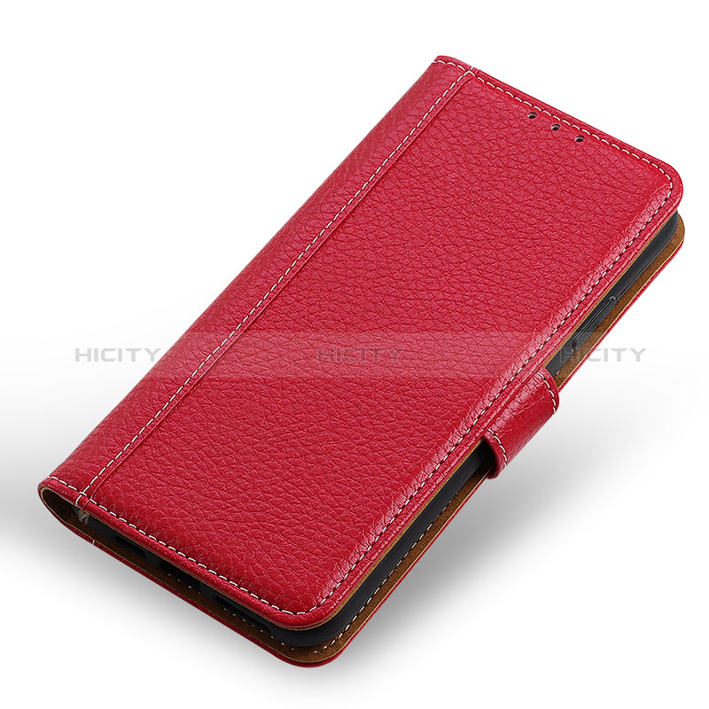 Custodia Portafoglio In Pelle Cover con Supporto M13L per OnePlus 9 Pro 5G Rosso