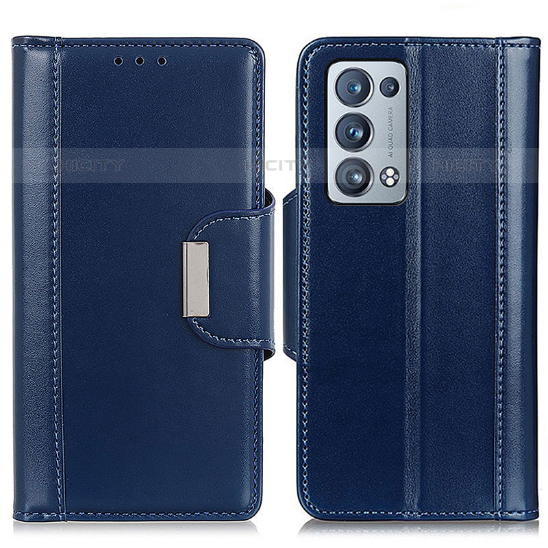 Custodia Portafoglio In Pelle Cover con Supporto M13L per Oppo Reno6 Pro+ Plus 5G