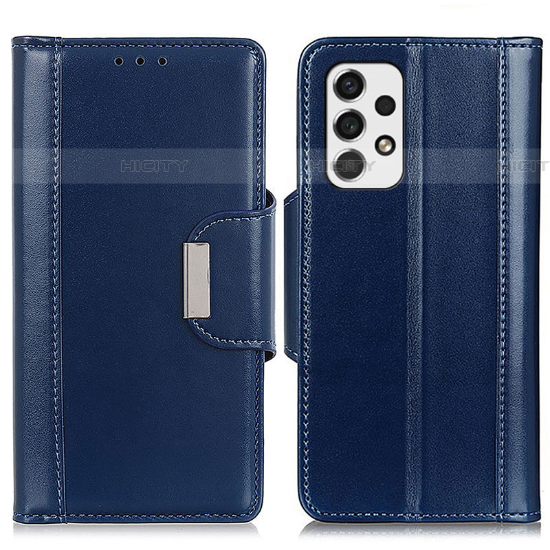 Custodia Portafoglio In Pelle Cover con Supporto M13L per Samsung Galaxy A53 5G Blu