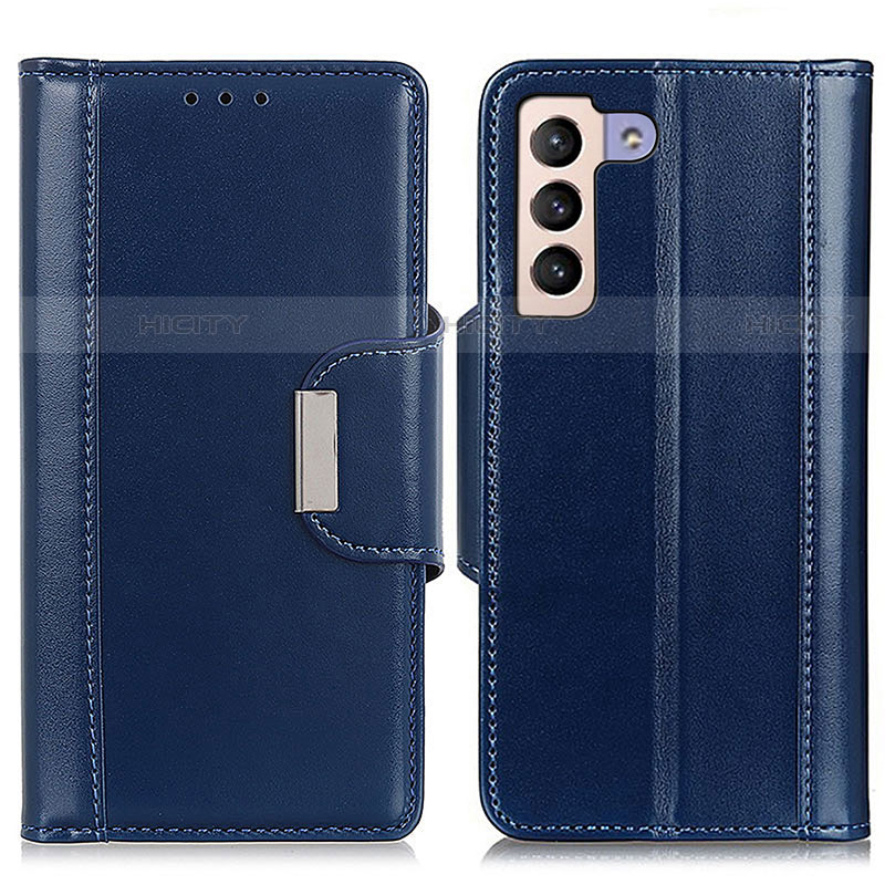 Custodia Portafoglio In Pelle Cover con Supporto M13L per Samsung Galaxy S21 Plus 5G Blu