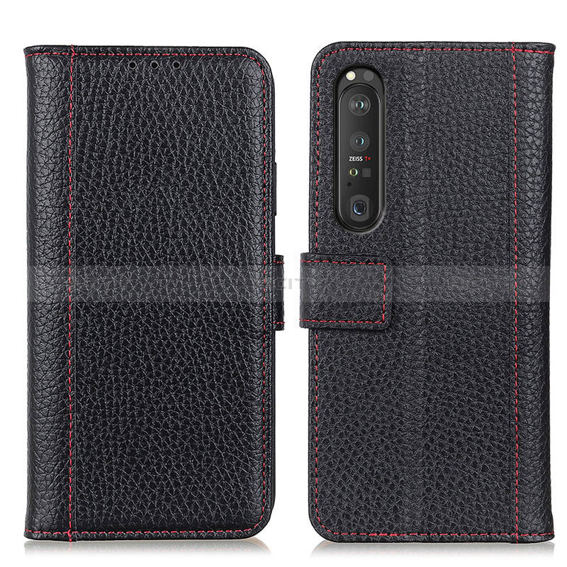 Custodia Portafoglio In Pelle Cover con Supporto M14L per Sony Xperia 1 III