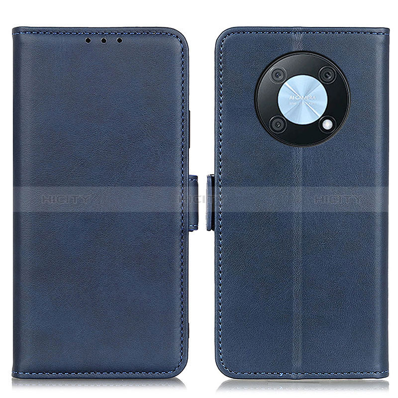 Custodia Portafoglio In Pelle Cover con Supporto M15L per Huawei Enjoy 50 Pro Blu