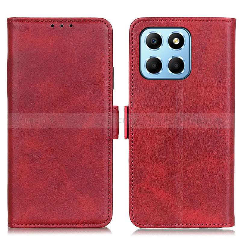 Custodia Portafoglio In Pelle Cover con Supporto M15L per Huawei Honor 70 Lite 5G Rosso