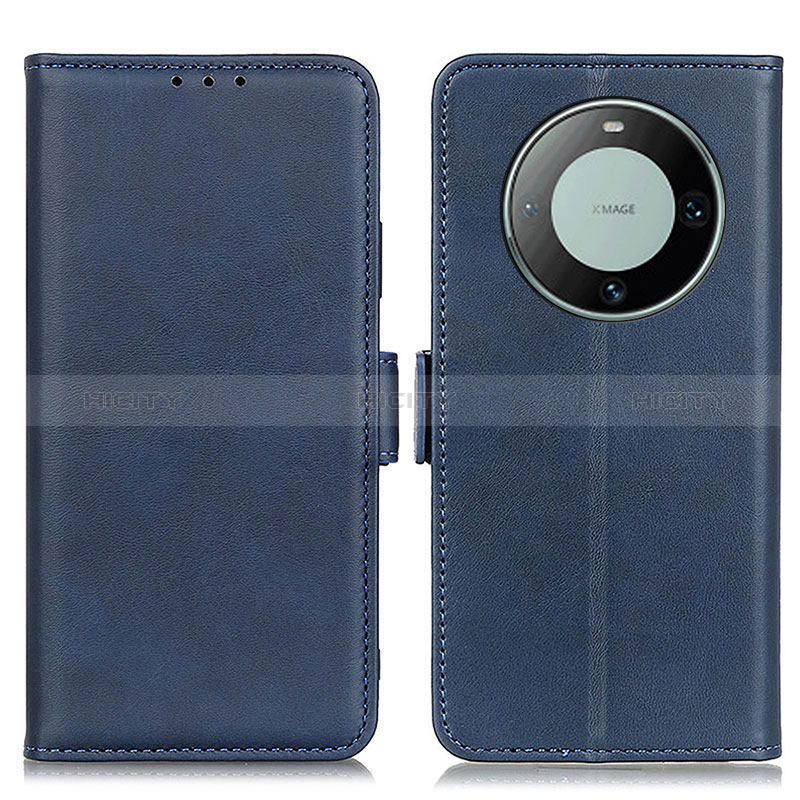 Custodia Portafoglio In Pelle Cover con Supporto M15L per Huawei Mate 60 Blu