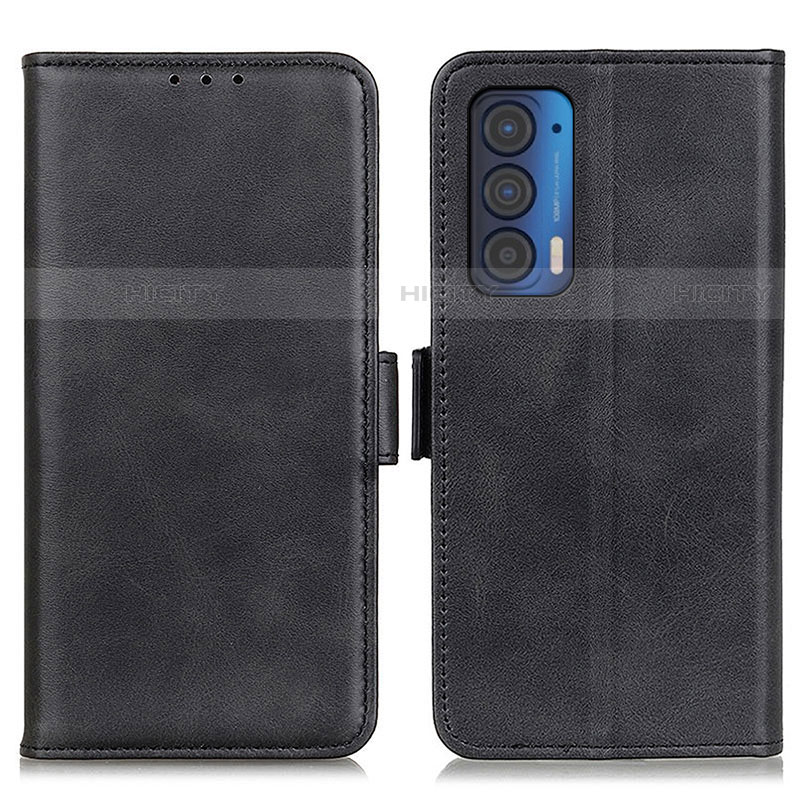 Custodia Portafoglio In Pelle Cover con Supporto M15L per Motorola Moto Edge (2021) 5G Nero