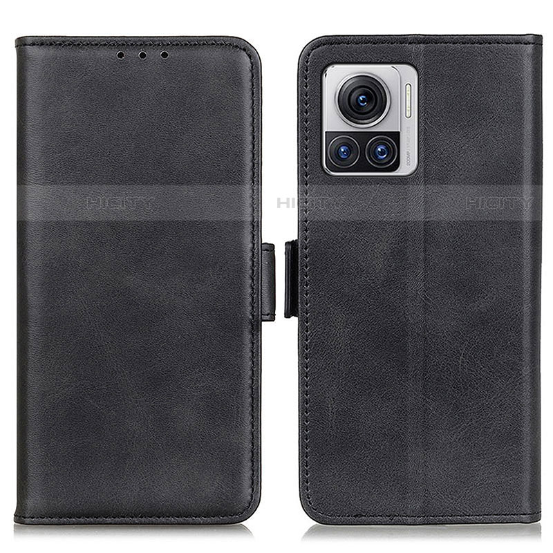 Custodia Portafoglio In Pelle Cover con Supporto M15L per Motorola Moto Edge 30 Ultra 5G Nero