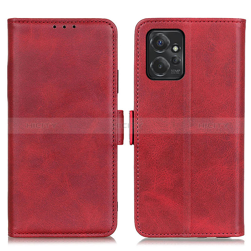 Custodia Portafoglio In Pelle Cover con Supporto M15L per Motorola Moto G Power 5G (2023) Rosso