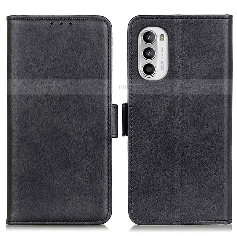 Custodia Portafoglio In Pelle Cover con Supporto M15L per Motorola Moto G71s 5G Nero