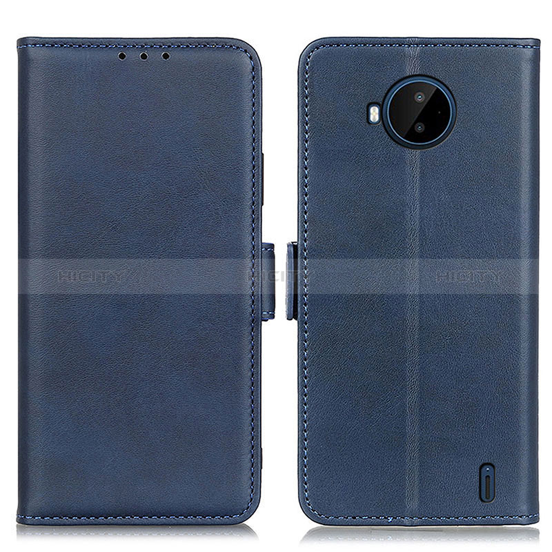 Custodia Portafoglio In Pelle Cover con Supporto M15L per Nokia C20 Plus Blu