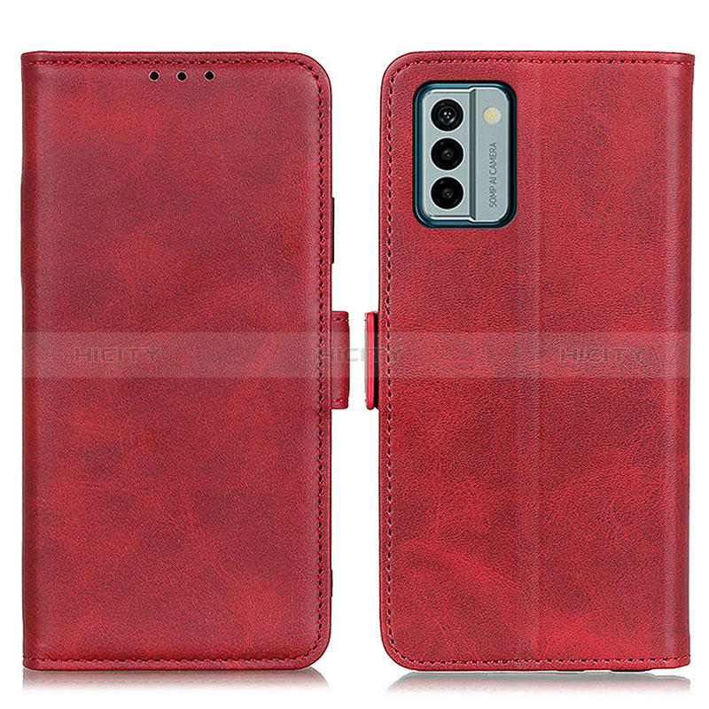 Custodia Portafoglio In Pelle Cover con Supporto M15L per Nokia G22 Rosso