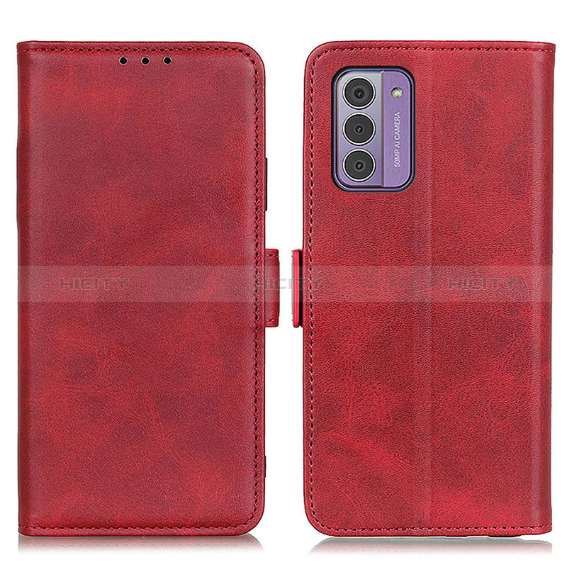 Custodia Portafoglio In Pelle Cover con Supporto M15L per Nokia G310 5G Rosso