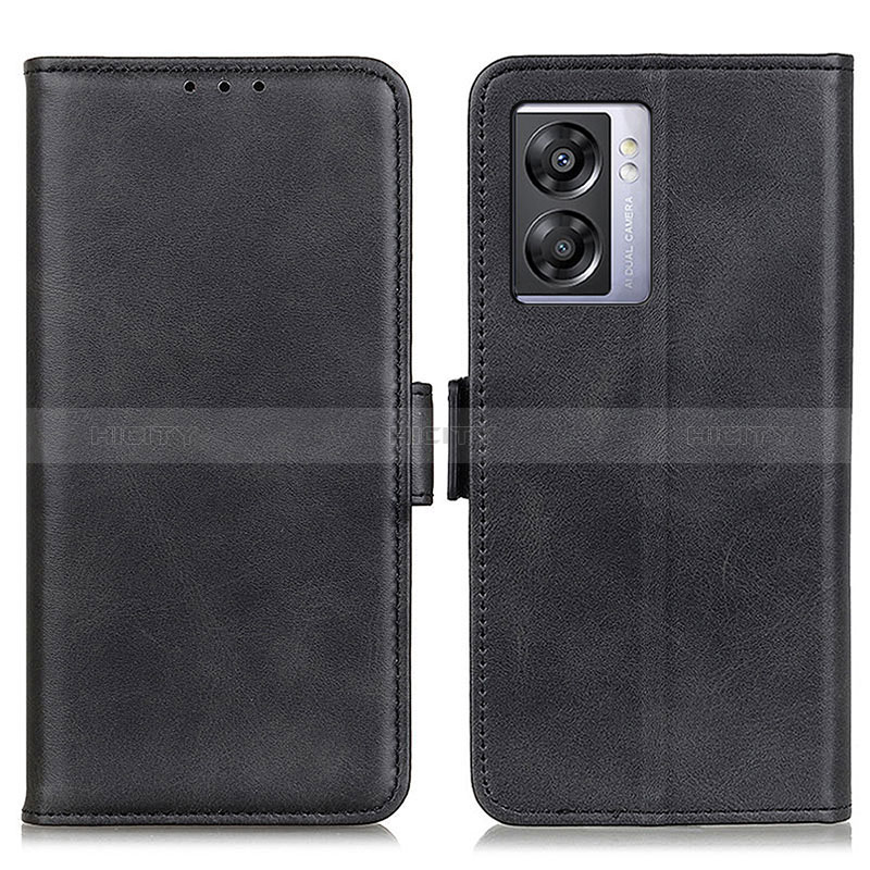 Custodia Portafoglio In Pelle Cover con Supporto M15L per Oppo A57 5G Nero