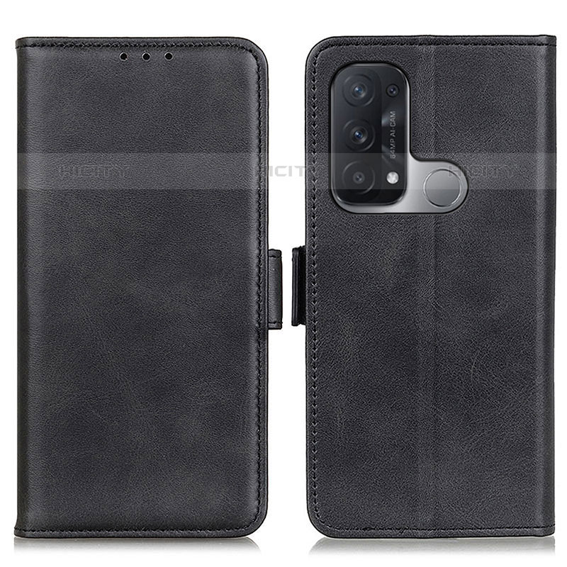 Custodia Portafoglio In Pelle Cover con Supporto M15L per Oppo Reno5 A Nero