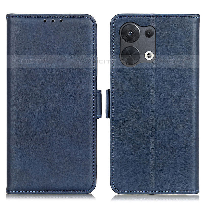 Custodia Portafoglio In Pelle Cover con Supporto M15L per Oppo Reno8 5G Blu