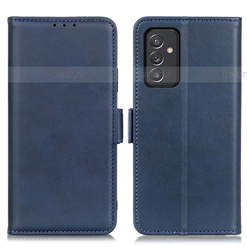 Custodia Portafoglio In Pelle Cover con Supporto M15L per Samsung Galaxy A82 5G Blu